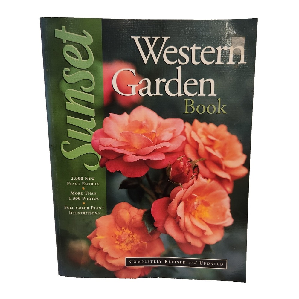 Sunset Western Garden Book Revised Updated Edition 1300 Photos Softcover 2001